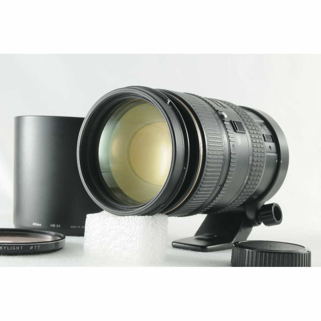 Nikon(ニコン)の美品 NIKON ニコン NIKKOR 80-400mm 4.5-5.6D ED スマホ/家電/カメラのカメラ(レンズ(ズーム))の商品写真