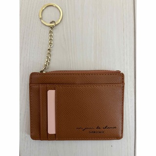 茶色　カードケース　薄型財布　新品　匿名配送(財布)