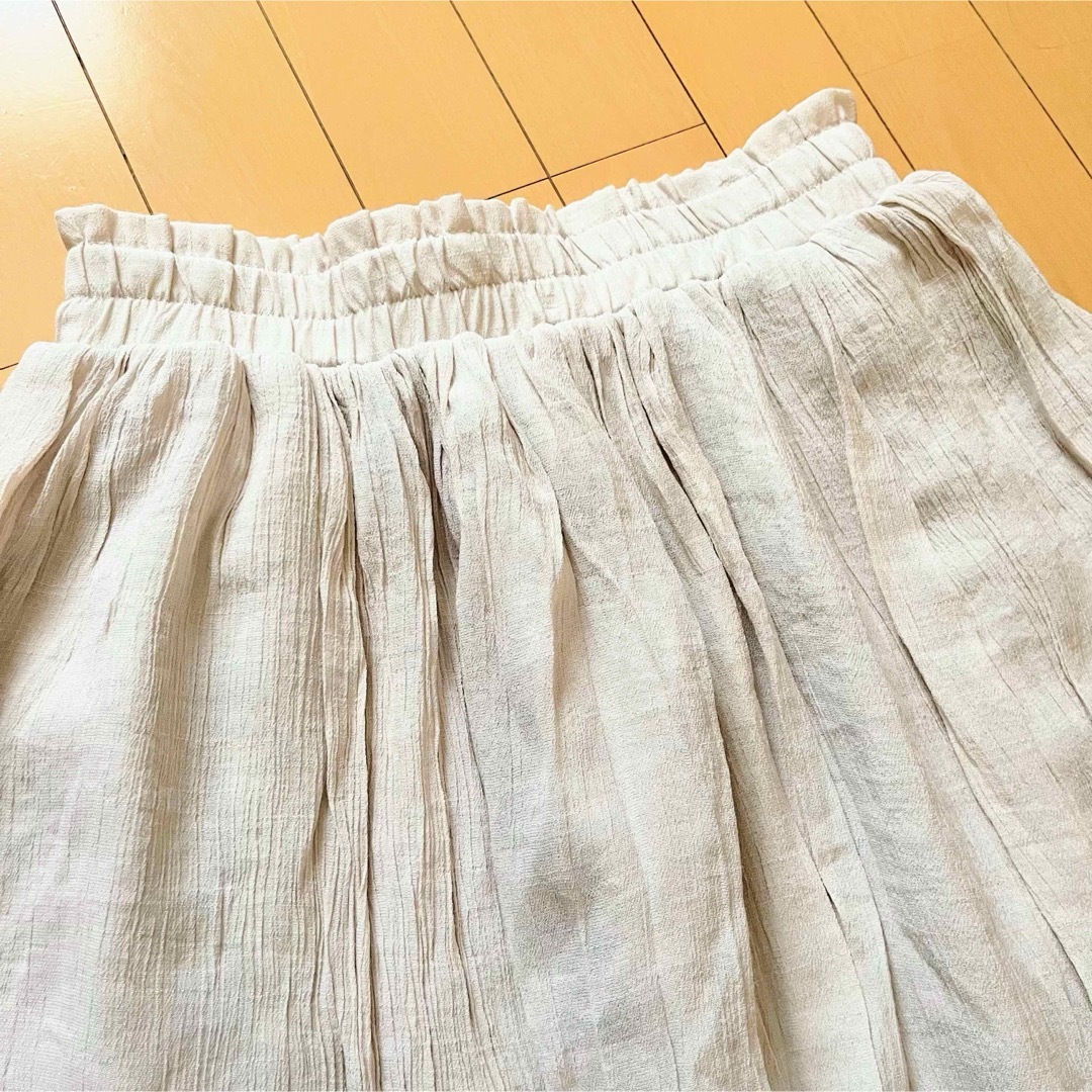 【美品】 CHARM BERRY TIC ロングスカート ベージュ レディースのスカート(ロングスカート)の商品写真
