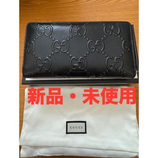 グッチ(Gucci)のGUCCI グッチ GGエンボス ジップアラウンドウォレット 長財布(財布)