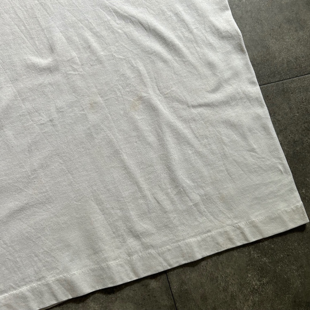 FRUIT OF THE LOOM(フルーツオブザルーム)の90s フルーツオブザルーム tシャツ USA製 L ホワイト 企業モノ メンズのトップス(Tシャツ/カットソー(半袖/袖なし))の商品写真