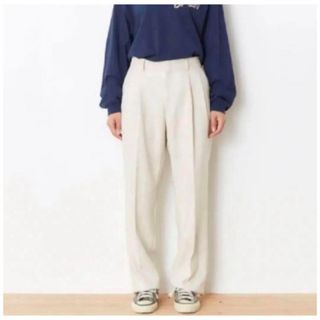 シンゾーン(Shinzone)のTHE SHINZONE CHRYSLER PANTS 32 ホワイト(カジュアルパンツ)