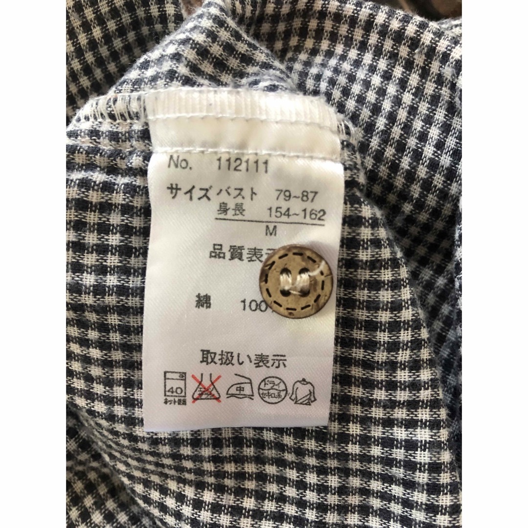 コットンカジュアルシャツ 古着 ストリートM レディースのトップス(シャツ/ブラウス(長袖/七分))の商品写真