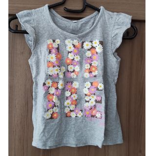 シマムラ(しまむら)のTシャツ 120 袖フリル 花柄(Tシャツ/カットソー)