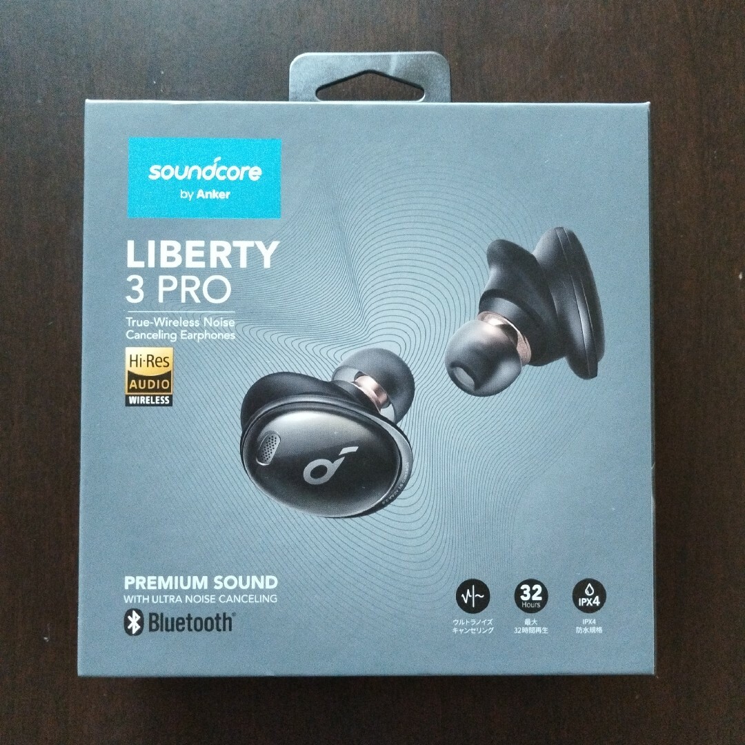 Anker(アンカー)の【動作確認済み】Anker / soundcore LIBERTY 3 PRO スマホ/家電/カメラのオーディオ機器(ヘッドフォン/イヤフォン)の商品写真