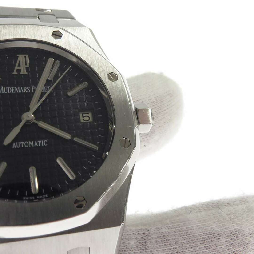 AUDEMARS PIGUET(オーデマピゲ)のオーデマピゲ ロイヤルオーク 15300ST.OO.1220ST.03 AUDEMARS PIGUET 腕時計 AP 黒文字盤 メンズの時計(腕時計(アナログ))の商品写真