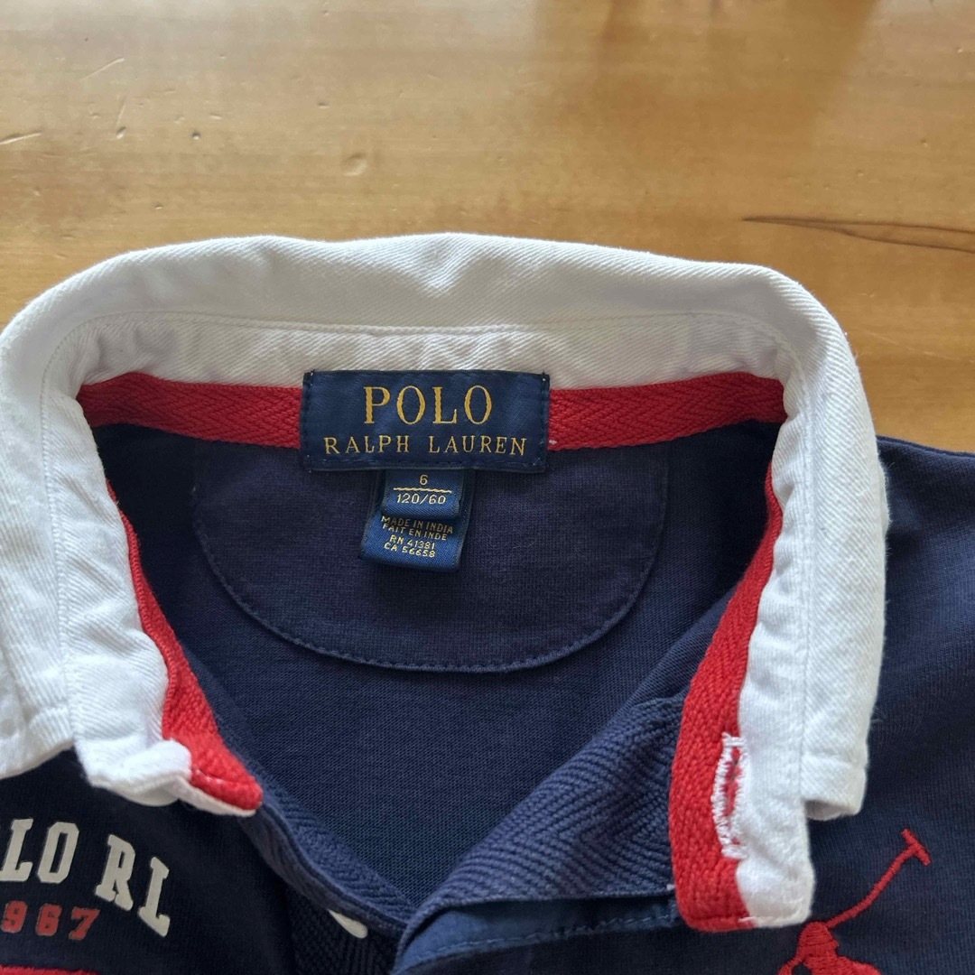 POLO RALPH LAUREN(ポロラルフローレン)のラルフローレン ポロシャツ【120】 キッズ/ベビー/マタニティのキッズ服男の子用(90cm~)(Tシャツ/カットソー)の商品写真