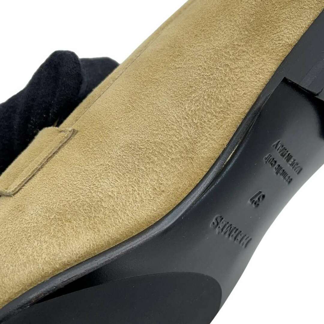 Hermes(エルメス)のエルメス モカシン パリ スエード レディースサイズ37 HERMES 靴 レディースの靴/シューズ(ローファー/革靴)の商品写真