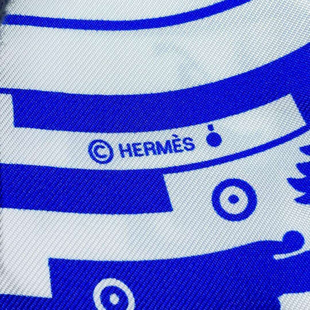 Hermes(エルメス)のエルメス スカーフ ツイリー シルクツイル 占星術 Astrologie a Pois HERMES ドット 水玉 2018年秋冬 黒 白 レディースのファッション小物(バンダナ/スカーフ)の商品写真