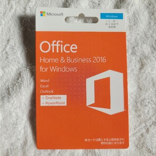 マイクロソフト(Microsoft)の【正規品】Microsoft Office Home&Business 2016(その他)