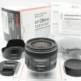 キヤノン(Canon)の【新品同様】 Canon キヤノン EF 28mm f2.8 IS USM(レンズ(単焦点))