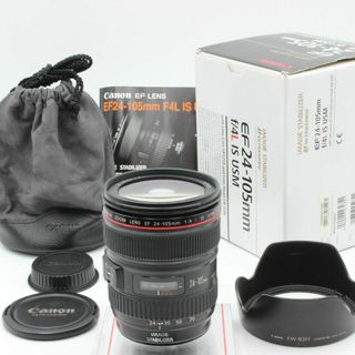 キヤノン(Canon)の【極美品】 Canon キヤノン EF 24-105mm f4 L IS USM(レンズ(ズーム))