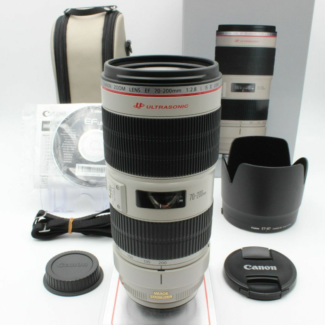 Canon(キヤノン)の新品同様 Canon EF 70-200mm f2.8 L IS II USM スマホ/家電/カメラのカメラ(レンズ(ズーム))の商品写真