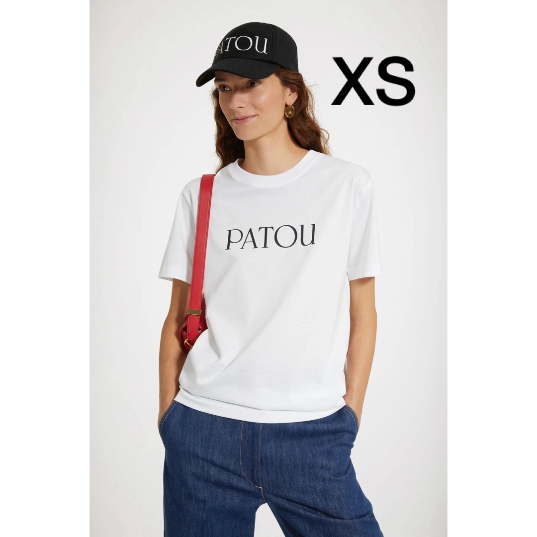 PATOU(パトゥ)のPatou パトゥ ロゴプリント クルーネックTシャツ レディースのトップス(Tシャツ(半袖/袖なし))の商品写真