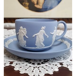 ウェッジウッド(WEDGWOOD)のウェッジウッドジャスパーダンシングアワー　ブルー(グラス/カップ)