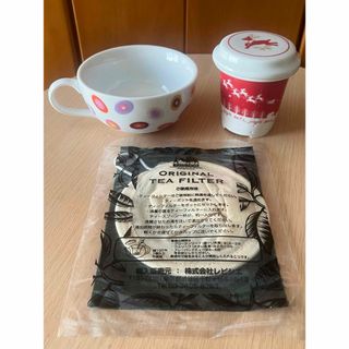 ルピシア(LUPICIA)の☆未使用品  ルピシア・茶こし＆CCB ティーカップ ３点セット ☆(食器)