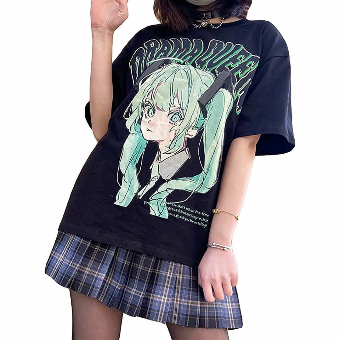 [RioSole] Tシャツ 病みかわいい 地雷系 量産系 レディース 半袖 ゆ レディースのファッション小物(その他)の商品写真