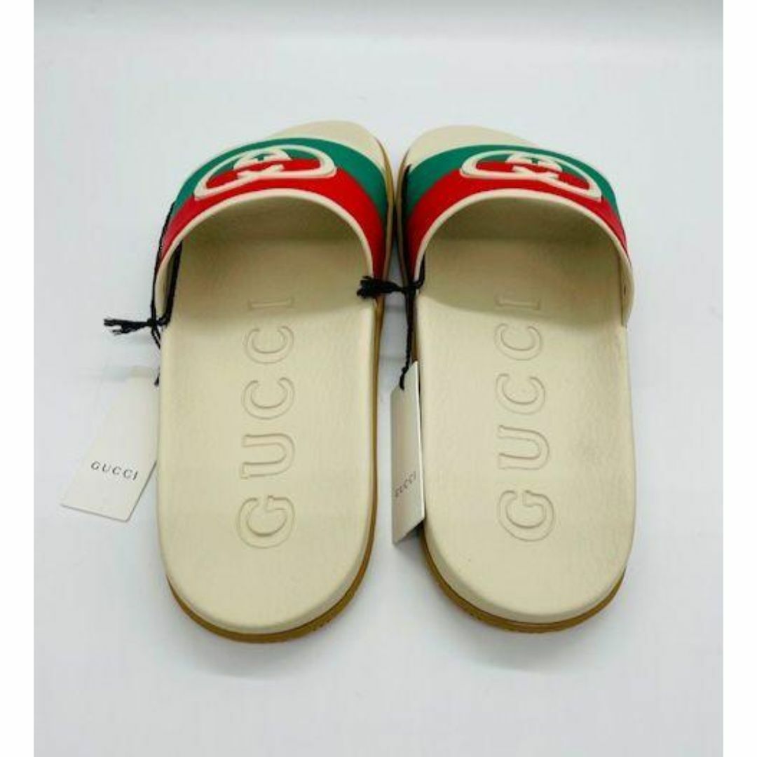 Gucci(グッチ)の【GUCCI】新品未使用品 インターロッキングG スライドサンダル 40 レディースの靴/シューズ(サンダル)の商品写真