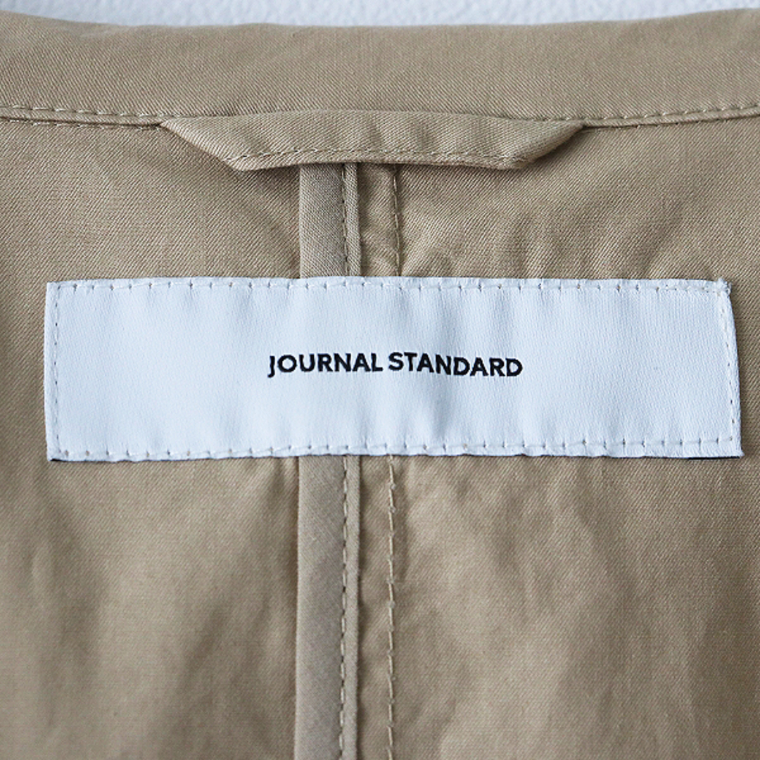 JOURNAL STANDARD(ジャーナルスタンダード)のJOURNAL STANDARD ジャーナルスタンダード ライトチェスターコート /ベージュ ハオリ 羽織り【2400012594043】 レディースのジャケット/アウター(その他)の商品写真