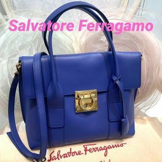 サルヴァトーレフェラガモ(Salvatore Ferragamo)の☆美品☆Savatore Ferragamo ガンチーニ 2WAYバッグ(ショルダーバッグ)