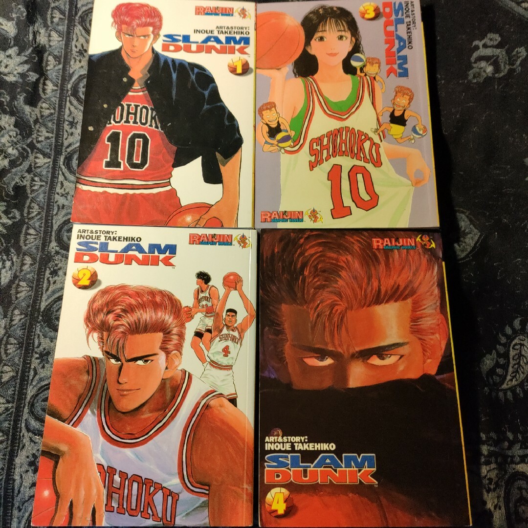 RAIJIN　comics　SLAMDUNK　スラムダンク　英語　井上雄彦 エンタメ/ホビーの漫画(少年漫画)の商品写真