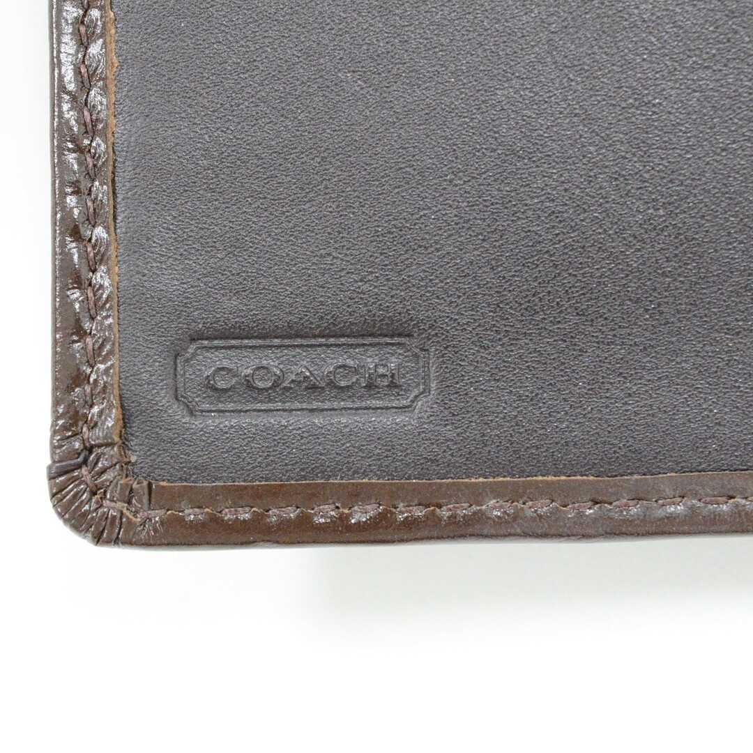 COACH(コーチ)のコーチ（COACH） キャンバスシグネチャー 三つ折り財布 【中古】 JA-18771 レディースのファッション小物(財布)の商品写真