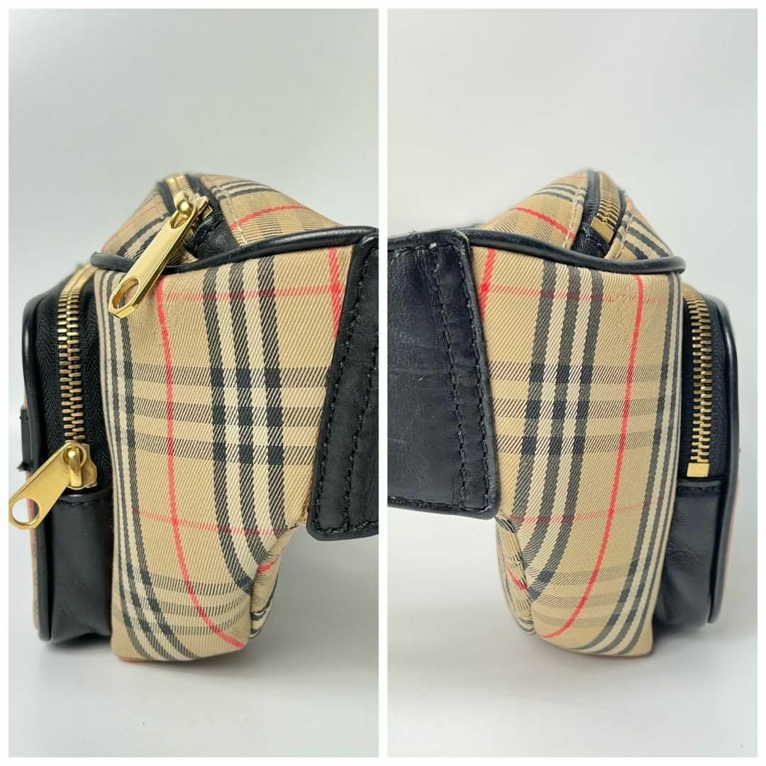 BURBERRY(バーバリー)の【美品】バーバリー　ノバチェック　ボディバッグ　ウエストポーチ　1983 メンズのバッグ(ウエストポーチ)の商品写真