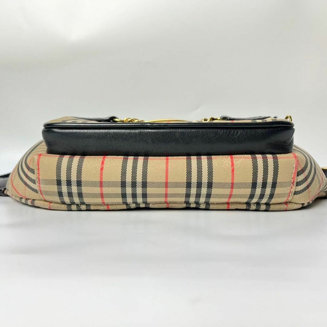 BURBERRY(バーバリー)の【美品】バーバリー　ノバチェック　ボディバッグ　ウエストポーチ　1983 メンズのバッグ(ウエストポーチ)の商品写真