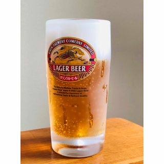 食品サンプル　ビール　麒麟ラガービール　水滴付き