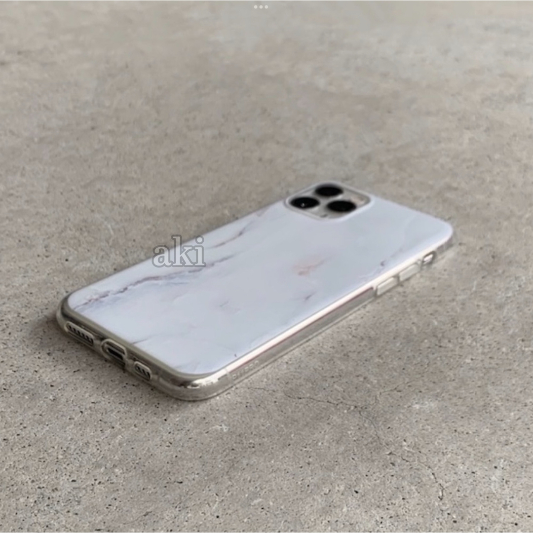 iPhoneケース iPhone7 8 SE2 大理石 デザイン ホワイト 白 スマホ/家電/カメラのスマホアクセサリー(iPhoneケース)の商品写真