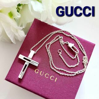 グッチ(Gucci)のGUCCI☆★グッチ☆シルバー 925☆クロス☆ネックレス(ネックレス)