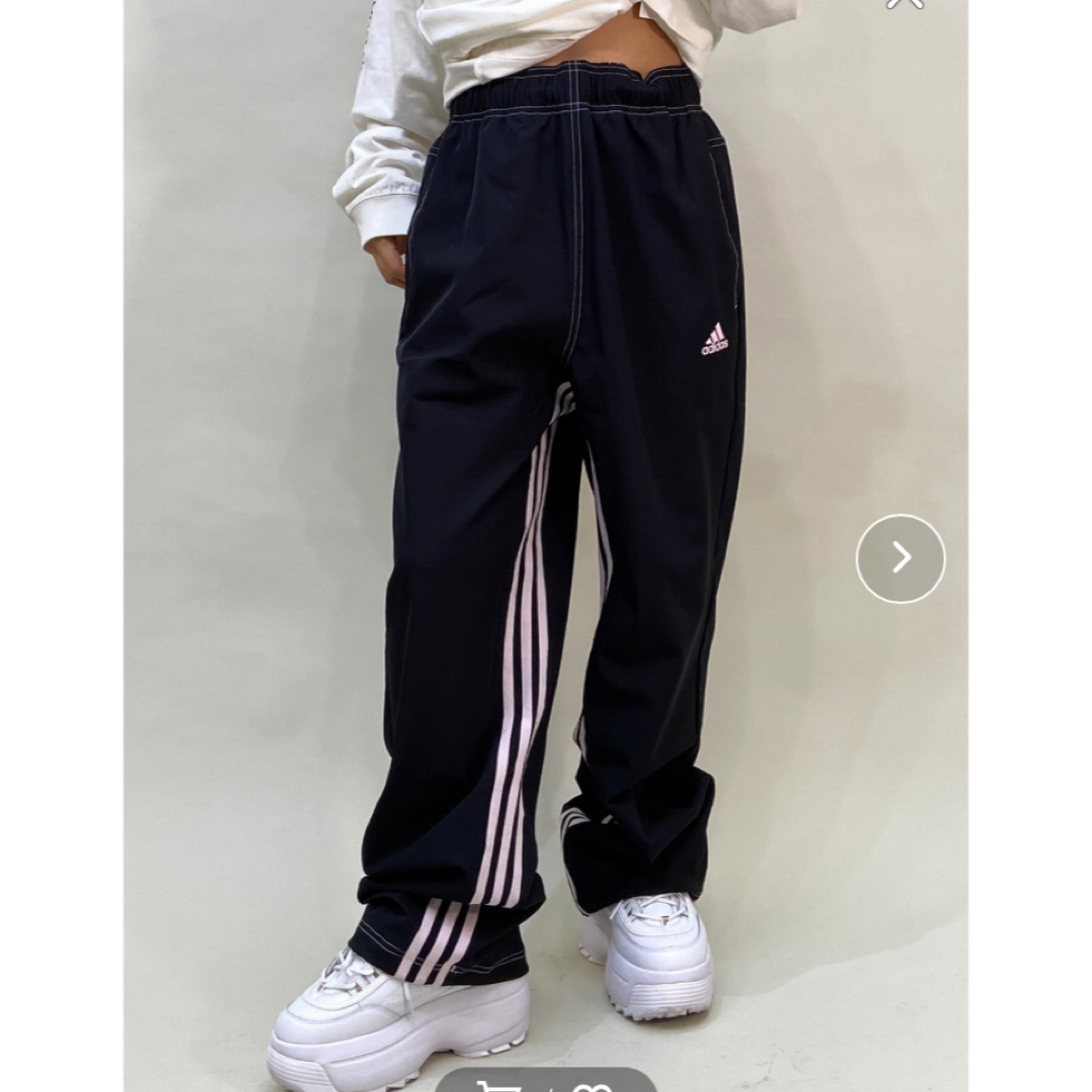 adidas(アディダス)のadidas/アディダス ロンパン ジャージ スリーストライプ DTF64  レディースのパンツ(その他)の商品写真