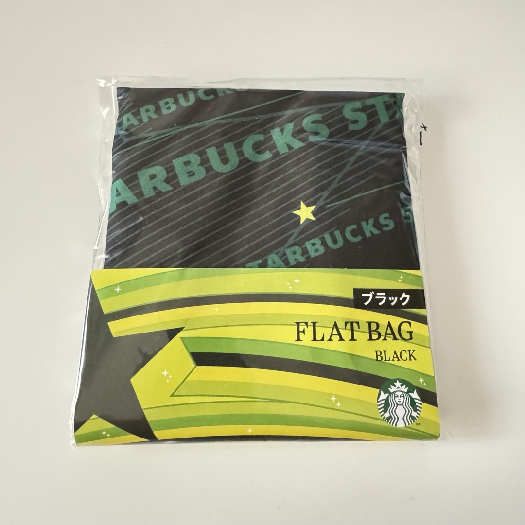 Starbucks(スターバックス)のスターバックス ホリデー クリスマス 2023 フラットバッグ　ブラック レディースのバッグ(エコバッグ)の商品写真
