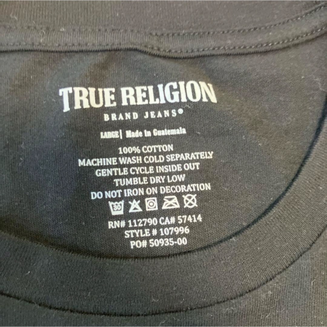 True Religion(トゥルーレリジョン)の送料無料 新品 TRUE RELIGION BUDDHA LOGO TシャツXL メンズのトップス(Tシャツ/カットソー(半袖/袖なし))の商品写真