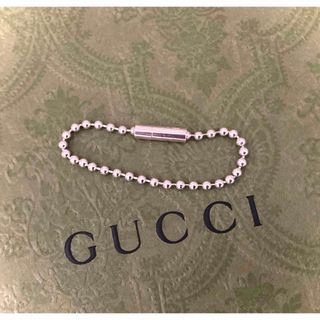 グッチ(Gucci)の(C)正規品 グッチ ショートボールチェーン(12cm)ドッグタグのチェーン(ネックレス)