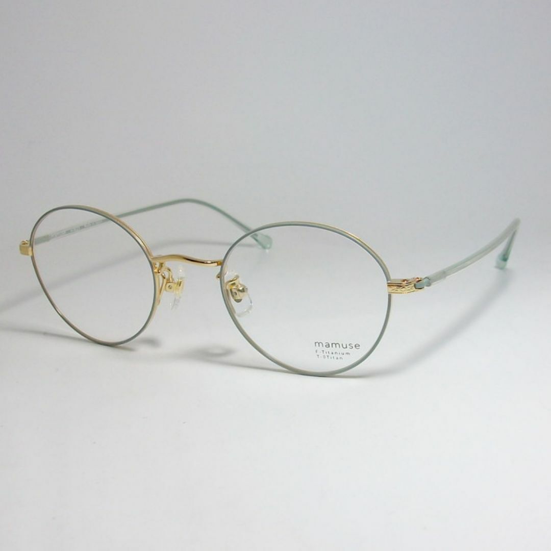 m8023-OLV-46 mamuse マミューズ 眼鏡 メガネ フレーム レディースのファッション小物(サングラス/メガネ)の商品写真