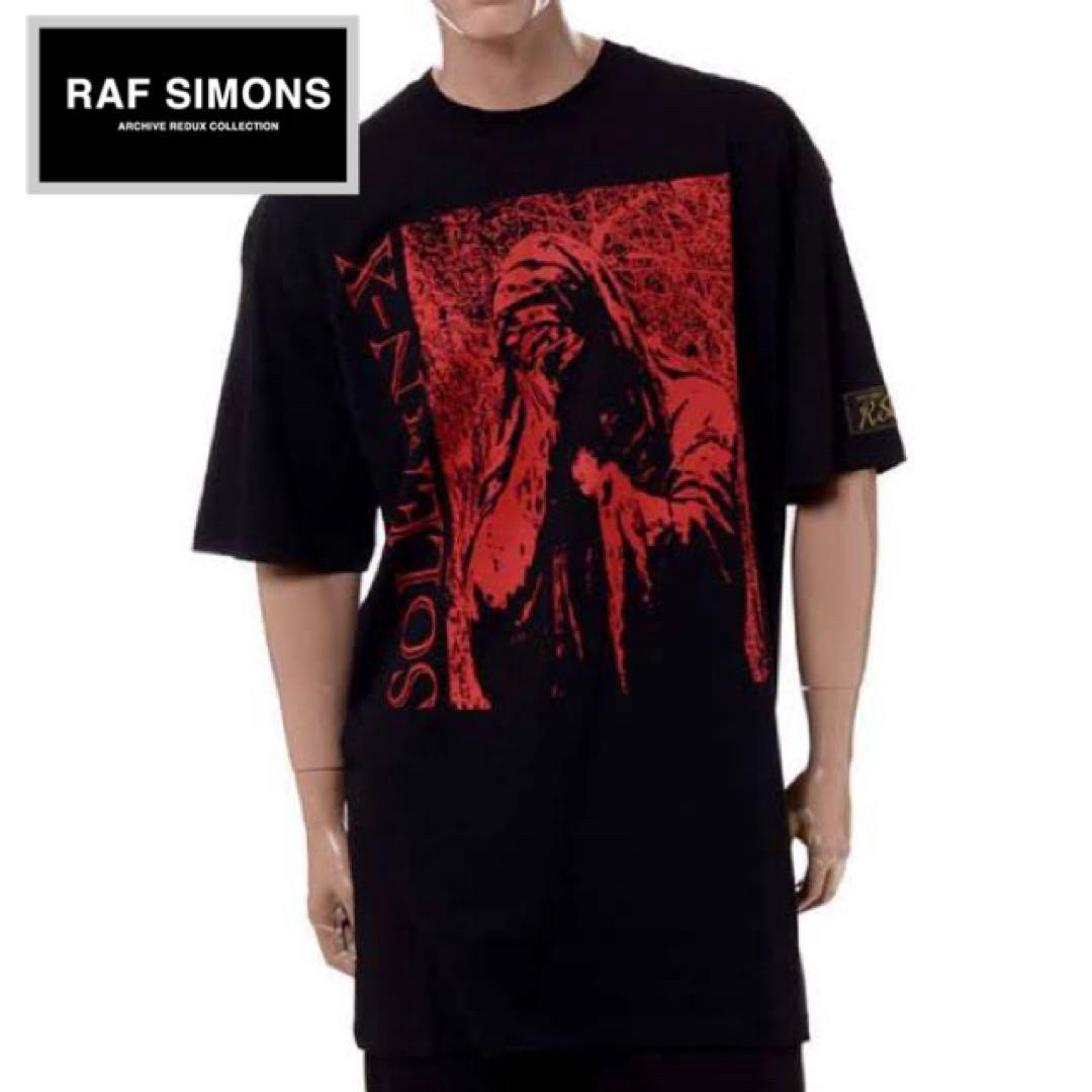 RAF SIMONS(ラフシモンズ)のラフシモンズ RAF SIMONS Tシャツ tee ブラック　Lサイズ メンズのトップス(Tシャツ/カットソー(半袖/袖なし))の商品写真