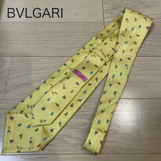 BVLGARI - BVLGARI ブルガリ シルクネクタイ セッテピエゲ 1