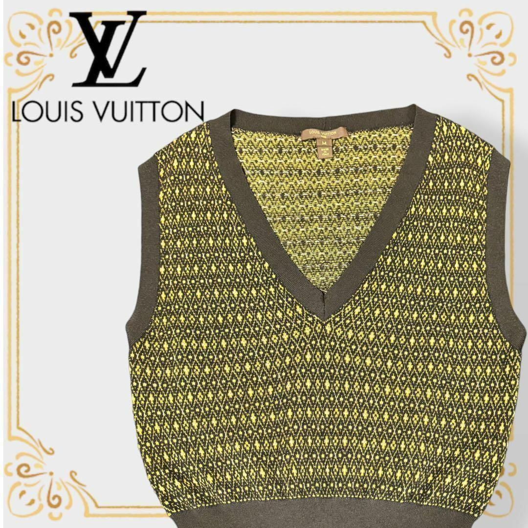 LOUIS VUITTON(ルイヴィトン)の極美品✨ LOUIS VUITTON　ルイヴィトン カシミヤシルク混 ベスト M レディースのトップス(ニット/セーター)の商品写真