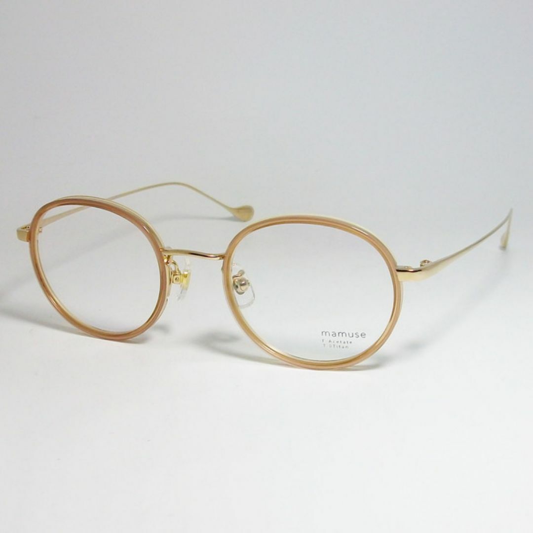 m8024-ORBR-47 mamuse マミューズ 眼鏡 メガネ フレーム レディースのファッション小物(サングラス/メガネ)の商品写真