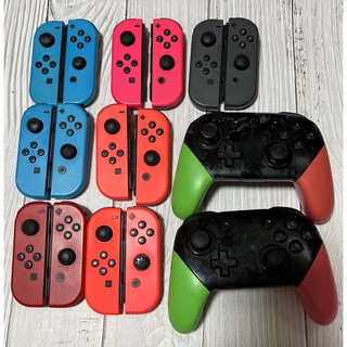 ニンテンドースイッチ(Nintendo Switch)のNintendo Switch ジョイコン Joy-Con 14個  ジャンク(携帯用ゲーム機本体)