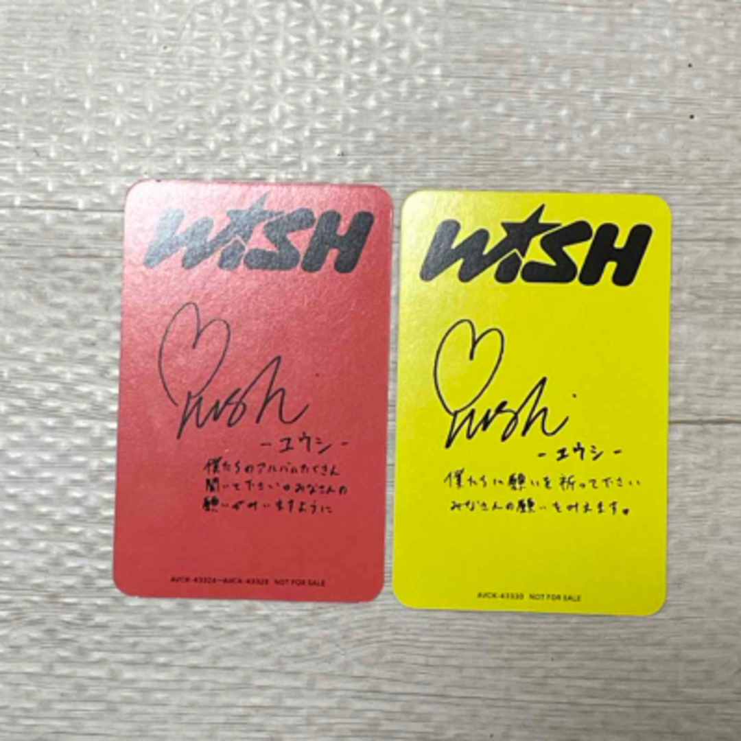 NCT WISH WISH ユウシ トレカ エンタメ/ホビーのタレントグッズ(アイドルグッズ)の商品写真