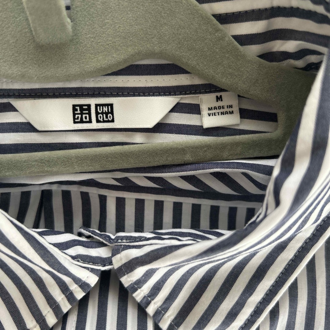 UNIQLO(ユニクロ)のUNIQLO ストライプシャツ　レディースM レディースのトップス(シャツ/ブラウス(長袖/七分))の商品写真