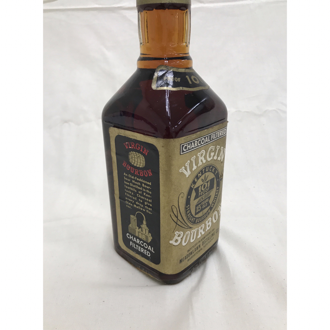 古酒　ヴァージンバーボン Virgin Bourbon 15年 750ml 食品/飲料/酒の酒(ウイスキー)の商品写真