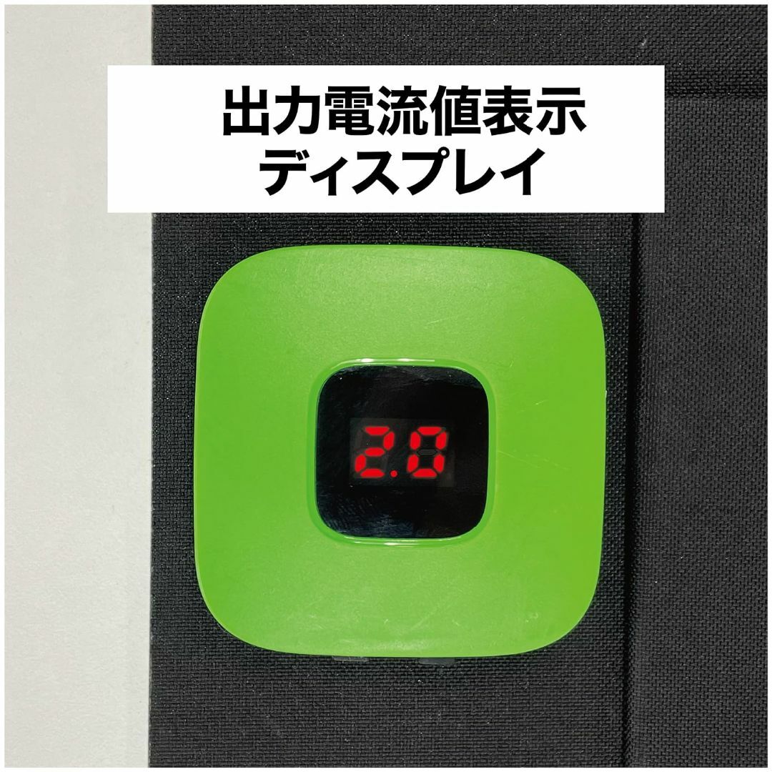 【色: Green】EXHEART フォールディングソーラーパネルミニ 28W  スマホ/家電/カメラのスマホアクセサリー(その他)の商品写真