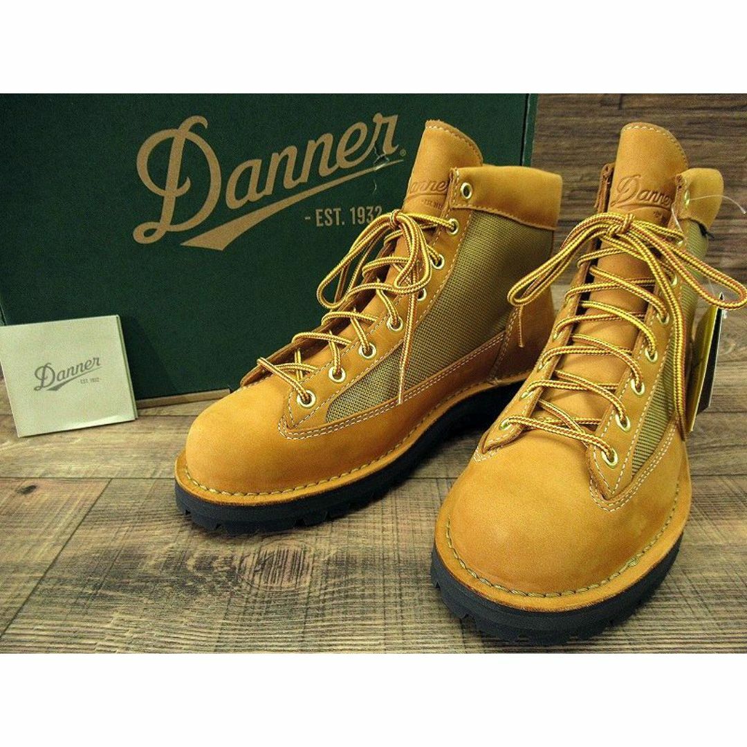 Danner(ダナー)の新品 ダナー フィールド ゴアテックス レザー ブーツ ウィート 25.5 ① メンズの靴/シューズ(ブーツ)の商品写真