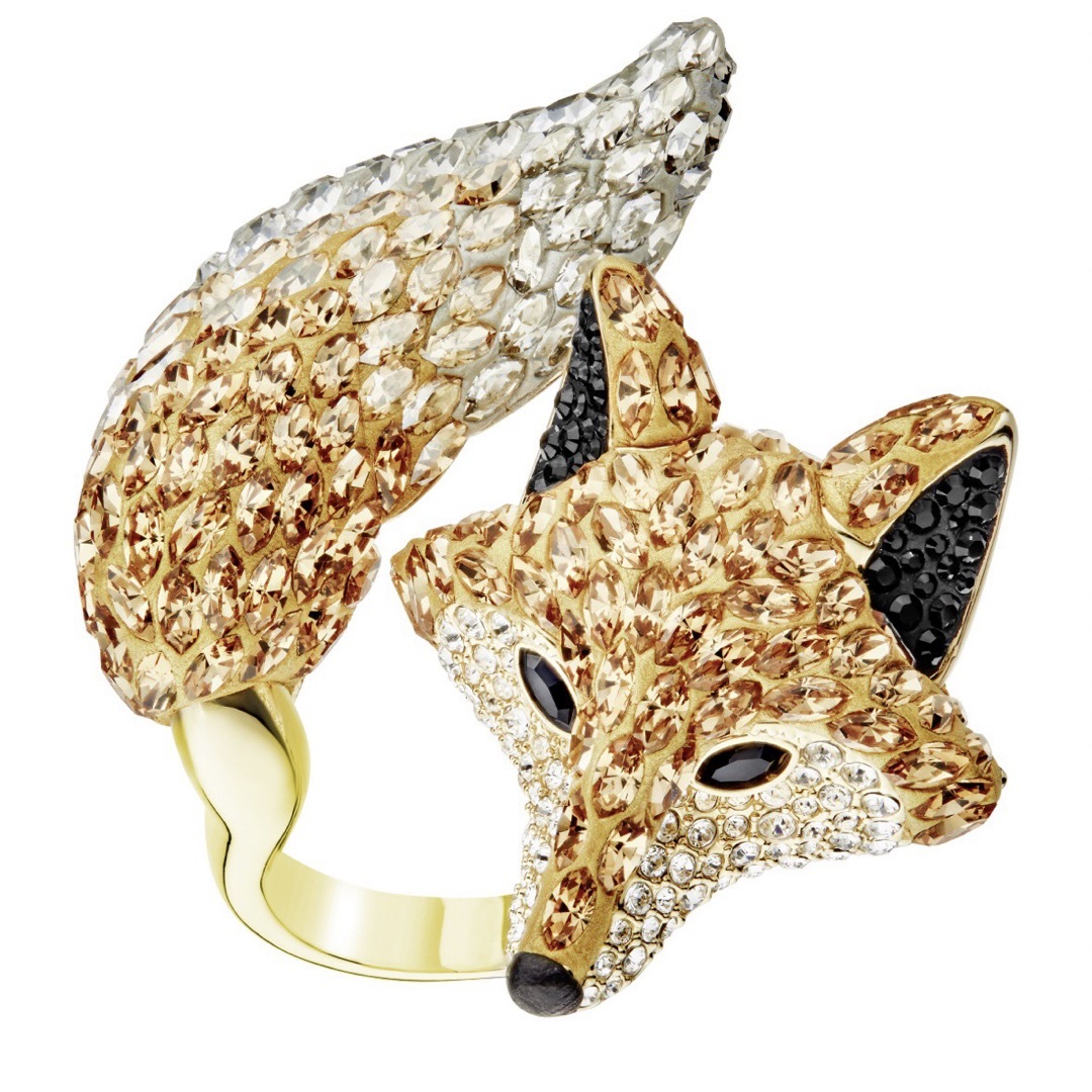 SWAROVSKI(スワロフスキー)の新品Swarovski ゴールドキツネリングMARCH FOX レディースのアクセサリー(リング(指輪))の商品写真