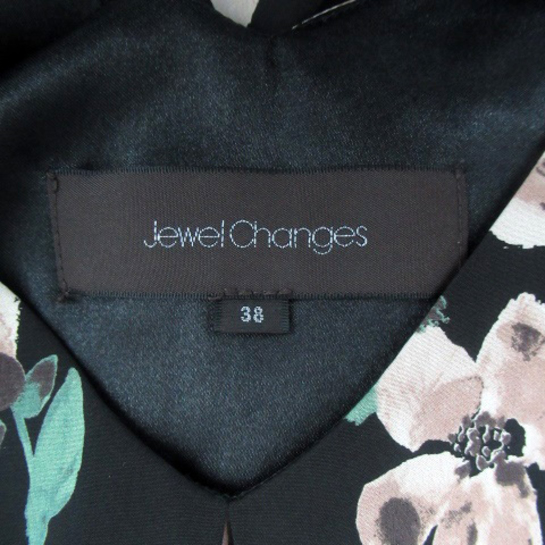 Jewel Changes(ジュエルチェンジズ)のジュエルチェンジズ JOC Liliaプリント 前タック ノースリーブワンピース レディースのワンピース(ひざ丈ワンピース)の商品写真