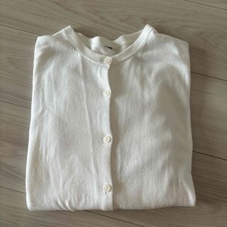 美品 UNIQLO カーディガン ホワイト S