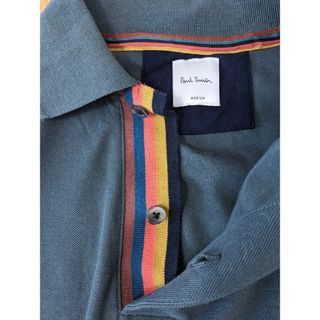 ポールスミス(Paul Smith)のPaul Smith　ポールスミス　ポロシャツ　マルチストライプ　ダークグリーン(ポロシャツ)